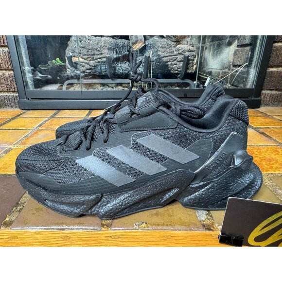 Mens 8.5 Adidas X9000L4 Triple Black Athletic Running Sneakers S23667 - Picture 5 of 8